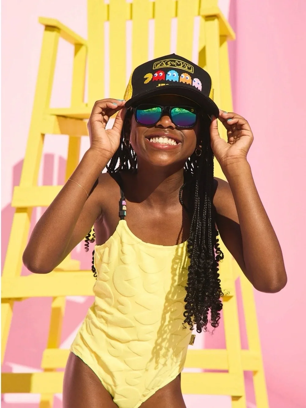 Justice Girls Terry Pacman One-Piece